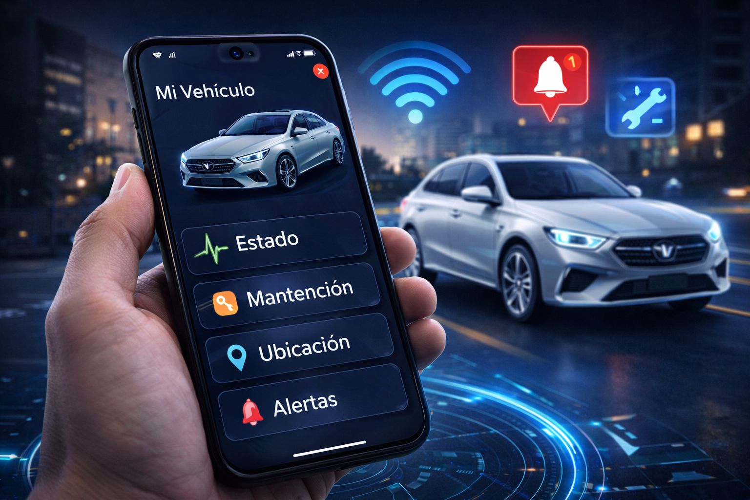 App del cliente del vehículo