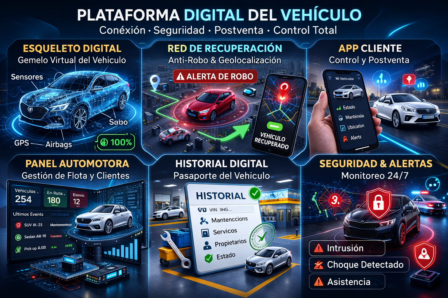 Ecosistema plataforma del vehículo