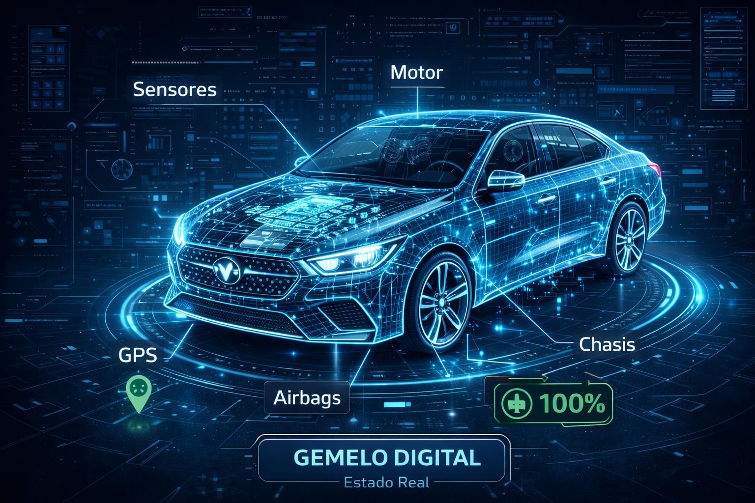 Gemelo digital del vehículo