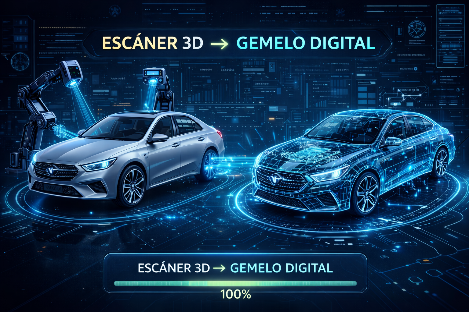 Escáner 3D del vehículo
